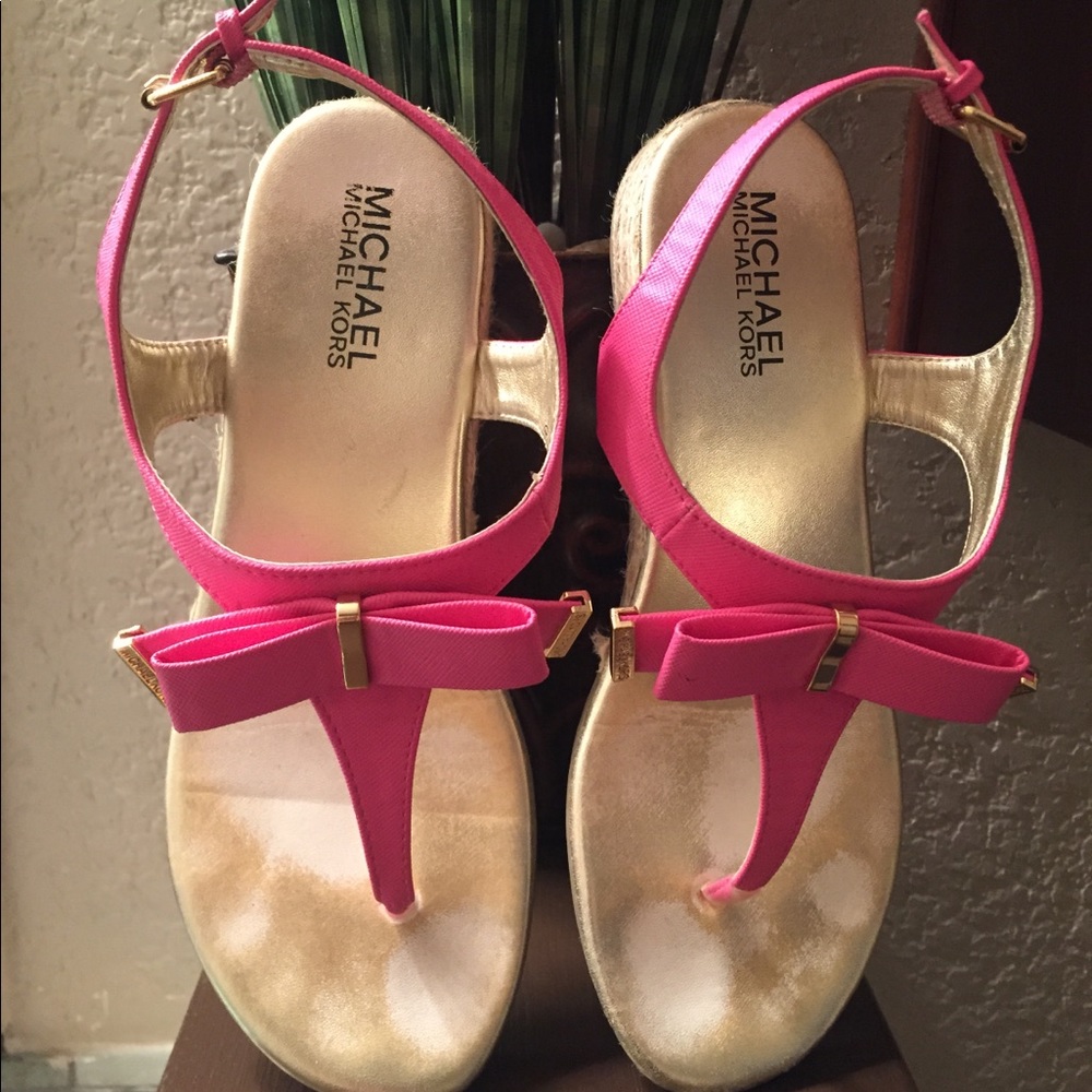 Michael Kors Pink Sandals